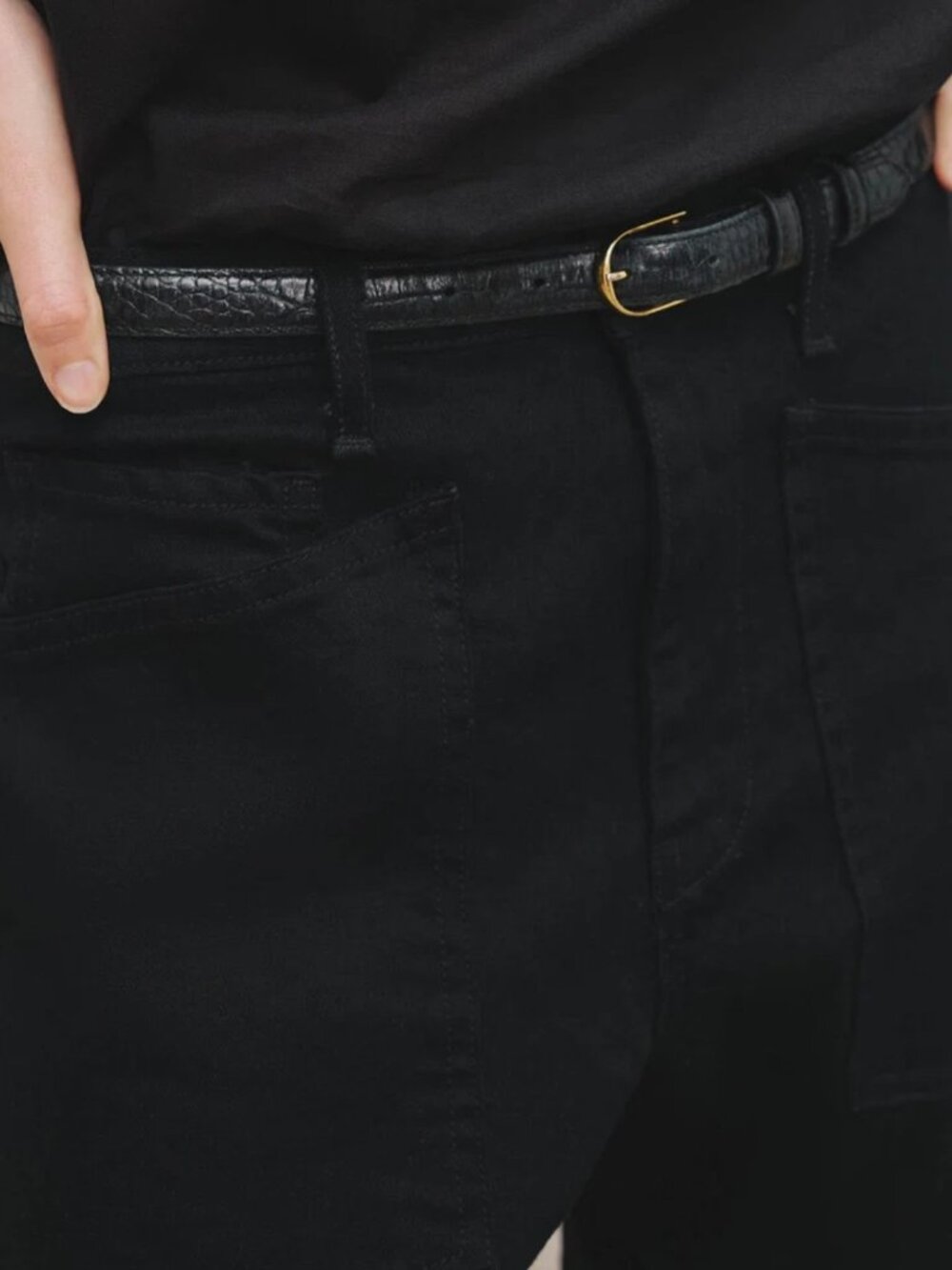 Nili Lotan "Shon" Jeans in "Black", size 24 (fits 25) - Picture 4 of 12